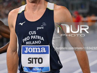 Luca SITO (ITA) competes in the 400m Men during the IAAF Wanda Diamond League: Golden Gala Pietro Mennea at Olympic Stadium in Rome, Italy,...