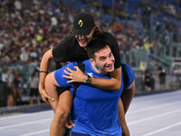 Leonardo Fabbri (ITA) and Gianmarco Tamberi (ITA) participate in the IAAF Wanda Diamond League: Golden Gala Pietro Mennea at Olympic Stadium...