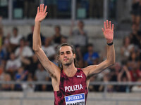 Gianmarco Tamberi (ITA) competes in the high jump during the IAAF Wanda Diamond League: Golden Gala Pietro Mennea at Olympic Stadium in Rome...