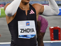 Sasha ZHOYA (FRA) competes in the 110m Hurdles Men during the IAAF Wanda Diamond League: Golden Gala Pietro Mennea at Olympic Stadium in Rom...