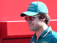 Lance Stroll of Aston Martin Aramco before the Formula 1 Italian Grand Prix at Autodromo Nazionale di Monza in Monza, Italy on September 1,...