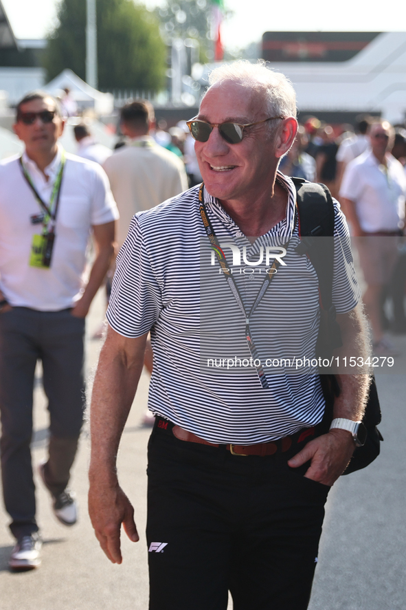 Greg Maffei before the Formula 1 Italian Grand Prix at Autodromo Nazionale di Monza in Monza, Italy on September 1, 2024. 