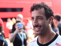 Daniel Ricciardo of RB before the Formula 1 Italian Grand Prix at Autodromo Nazionale di Monza in Monza, Italy on September 1, 2024. (