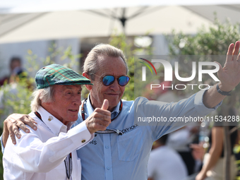 Jackie Stewart and Jacky Ickx before the Formula 1 Italian Grand Prix at Autodromo Nazionale di Monza in Monza, Italy on September 1, 2024....