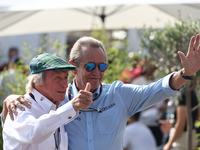 Jackie Stewart and Jacky Ickx before the Formula 1 Italian Grand Prix at Autodromo Nazionale di Monza in Monza, Italy on September 1, 2024....