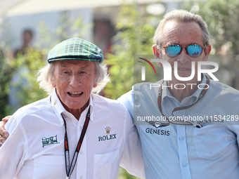 Jackie Stewart and Jacky Ickx before the Formula 1 Italian Grand Prix at Autodromo Nazionale di Monza in Monza, Italy on September 1, 2024....