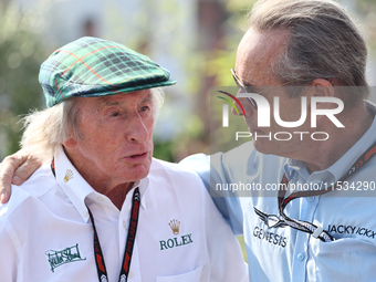 Jackie Stewart and Jacky Ickx before the Formula 1 Italian Grand Prix at Autodromo Nazionale di Monza in Monza, Italy on September 1, 2024....