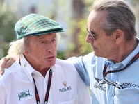 Jackie Stewart and Jacky Ickx before the Formula 1 Italian Grand Prix at Autodromo Nazionale di Monza in Monza, Italy on September 1, 2024....