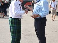 Jackie Stewart and Jacky Ickx before the Formula 1 Italian Grand Prix at Autodromo Nazionale di Monza in Monza, Italy on September 1, 2024....