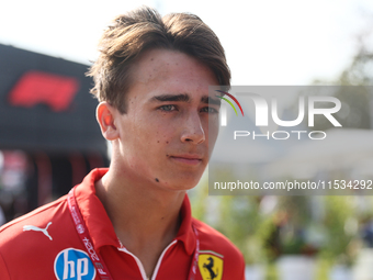 Dino Beganovic before the Formula 1 Italian Grand Prix at Autodromo Nazionale di Monza in Monza, Italy on September 1, 2024. (