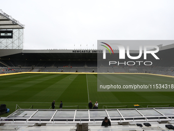 A general view of St James' Park during the Premier League match between Newcastle United and Tottenham Hotspur at St. James's Park in Newca...