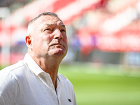 FC Utrecht trainer Ron Jans during the match between Utrecht and Twente at Stadium Galgenwaard for the Dutch Eredivisie 4th round season 202...