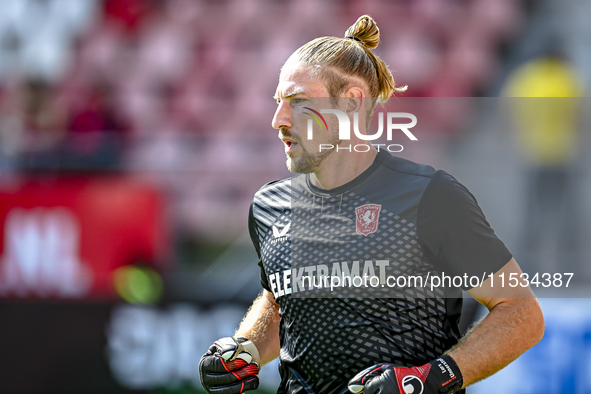 FC Twente goalkeeper Lars Unnerstall during the match between Utrecht and Twente at Stadium Galgenwaard for the Dutch Eredivisie 4th round s...