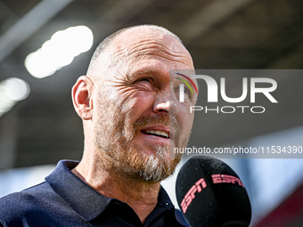 FC Twente trainer Joseph Oosting during the match Utrecht - Twente at the Stadium Galgenwaard for the Dutch Eredivisie 4th round season 2024...