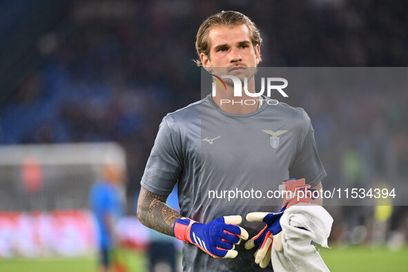 Ivan Provedel of S.S. Lazio during the 3rd day of the Serie A Championship between S.S. Lazio and A.C. Milan at the Olympic Stadium in Rome,...