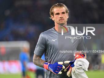 Ivan Provedel of S.S. Lazio during the 3rd day of the Serie A Championship between S.S. Lazio and A.C. Milan at the Olympic Stadium in Rome,...