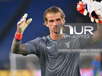 Ivan Provedel of S.S. Lazio during the 3rd day of the Serie A Championship between S.S. Lazio and A.C. Milan at the Olympic Stadium in Rome,...