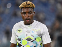 Fisayo Dele-Bashiru of S.S. Lazio during the 3rd day of the Serie A Championship between S.S. Lazio and A.C. Milan at the Olympic Stadium in...