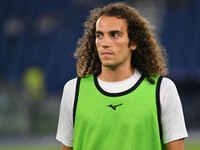 Matteo Guendouzi of S.S. Lazio during the 3rd day of the Serie A Championship between S.S. Lazio and A.C. Milan at the Olympic Stadium in Ro...