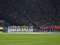 S.S. Lazio and A.C. Milan play on the third day of the Serie A Championship at the Olympic Stadium in Rome, Italy, on August 31, 2024. (