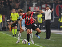 Nicolo Rovella of S.S. Lazio and Tijjani Reijnders of A.C. Milan during the 3rd day of the Serie A Championship between S.S. Lazio and A.C....