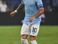 Mattia Zaccagni of S.S. Lazio during the 3rd day of the Serie A Championship between S.S. Lazio and A.C. Milan at the Olympic Stadium in Rom...