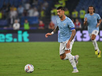 Mattia Zaccagni of S.S. Lazio during the 3rd day of the Serie A Championship between S.S. Lazio and A.C. Milan at the Olympic Stadium in Rom...