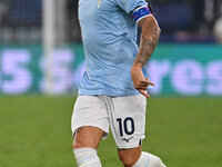 Mattia Zaccagni of S.S. Lazio during the 3rd day of the Serie A Championship between S.S. Lazio and A.C. Milan at the Olympic Stadium in Rom...