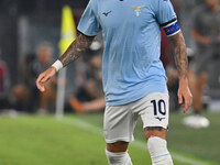 Mattia Zaccagni of S.S. Lazio during the 3rd day of the Serie A Championship between S.S. Lazio and A.C. Milan at the Olympic Stadium in Rom...