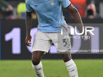 Nuno Tavares of S.S. Lazio during the third day of the Serie A Championship between S.S. Lazio and A.C. Milan at the Olympic Stadium in Rome...