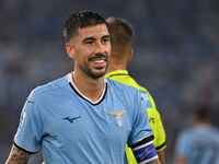 Mattia Zaccagni of S.S. Lazio during the 3rd day of the Serie A Championship between S.S. Lazio and A.C. Milan at the Olympic Stadium in Rom...