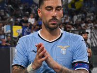 Mattia Zaccagni of S.S. Lazio during the 3rd day of the Serie A Championship between S.S. Lazio and A.C. Milan at the Olympic Stadium in Rom...