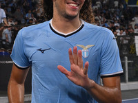 Matteo Guendouzi of S.S. Lazio during the 3rd day of the Serie A Championship between S.S. Lazio and A.C. Milan at the Olympic Stadium in Ro...