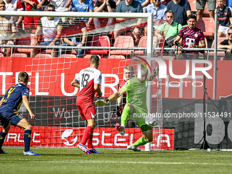 FC Twente goalkeeper Lars Unnerstall during the match Utrecht vs. Twente at Stadium Galgenwaard for the Dutch Eredivisie 4th round season 20...