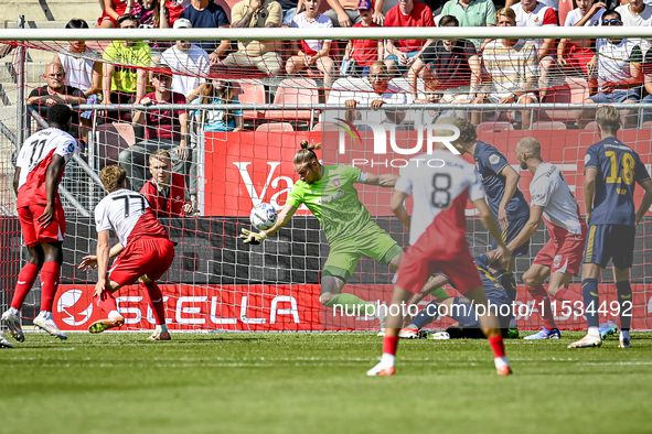 FC Twente goalkeeper Lars Unnerstall during the match Utrecht vs. Twente at Stadium Galgenwaard for the Dutch Eredivisie 4th round season 20...