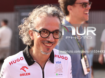 Laurent Mekies before the Formula 1 Italian Grand Prix at Autodromo Nazionale di Monza in Monza, Italy on September 1, 2024. (