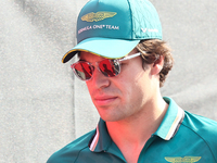 Lance Stroll of Aston Martin Aramco before the Formula 1 Italian Grand Prix at Autodromo Nazionale di Monza in Monza, Italy on September 1,...