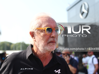 Flavio Briatore before the Formula 1 Italian Grand Prix at Autodromo Nazionale di Monza in Monza, Italy on September 1, 2024. (