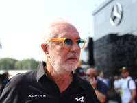 Flavio Briatore before the Formula 1 Italian Grand Prix at Autodromo Nazionale di Monza in Monza, Italy on September 1, 2024. (