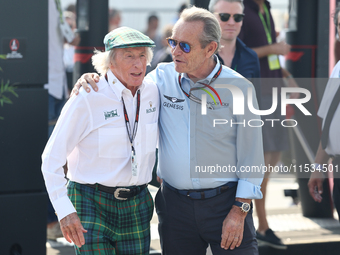 Jackie Stewart and Jacky Ickx before the Formula 1 Italian Grand Prix at Autodromo Nazionale di Monza in Monza, Italy on September 1, 2024....