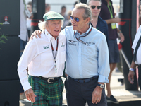 Jackie Stewart and Jacky Ickx before the Formula 1 Italian Grand Prix at Autodromo Nazionale di Monza in Monza, Italy on September 1, 2024....