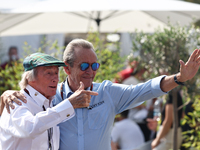 Jackie Stewart and Jacky Ickx before the Formula 1 Italian Grand Prix at Autodromo Nazionale di Monza in Monza, Italy on September 1, 2024....