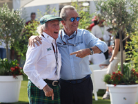 Jackie Stewart and Jacky Ickx before the Formula 1 Italian Grand Prix at Autodromo Nazionale di Monza in Monza, Italy on September 1, 2024....