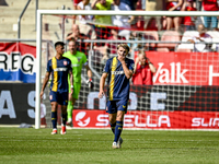 FC Twente player Sem Steijn is disappointed after the goal of FC Utrecht player Jens Toornstra, making the score 1-1, during the match betwe...