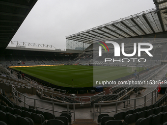 A general view of St James' Park during the Premier League match between Newcastle United and Tottenham Hotspur at St. James' Park in Newcas...