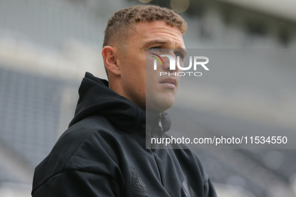 Newcastle United's Kieran Trippier during the Premier League match between Newcastle United and Tottenham Hotspur at St. James's Park in New...