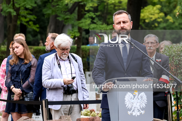 Polish Minister of National Defence and Deputy Prime Minister, Wladyslaw Kosiniak-Kamysz attends a ceremony commemorating 85. anniversary of...