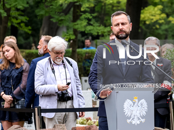 Polish Minister of National Defence and Deputy Prime Minister, Wladyslaw Kosiniak-Kamysz attends a ceremony commemorating 85. anniversary of...