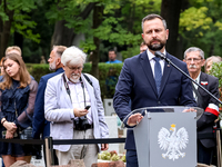 Polish Minister of National Defence and Deputy Prime Minister, Wladyslaw Kosiniak-Kamysz attends a ceremony commemorating 85. anniversary of...