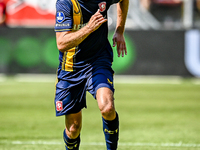 FC Twente player Michel Vlap plays during the match Utrecht vs. Twente at Stadium Galgenwaard for the Dutch Eredivisie 4th round season 2024...